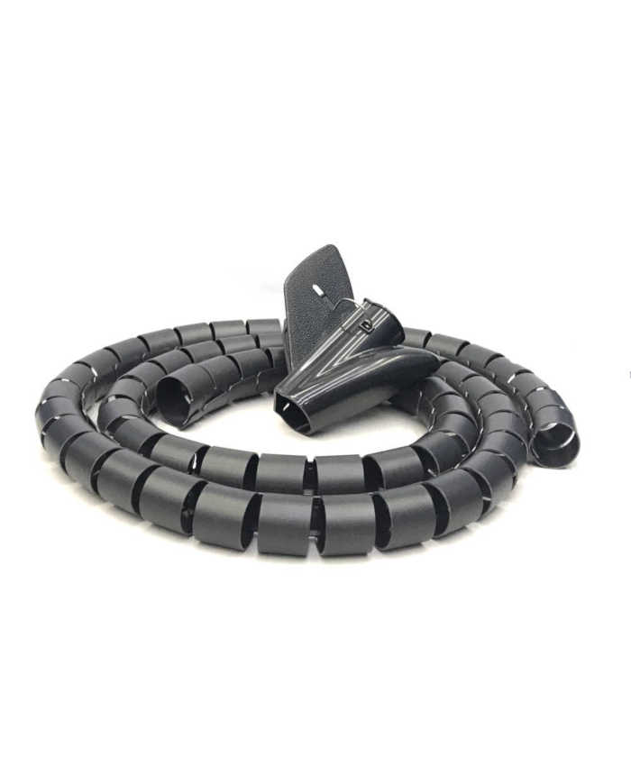 Spiral Wrap (Flame Retardant) WT-5041-25x1.5m Black, OD: 25mm, 1.5m/pack